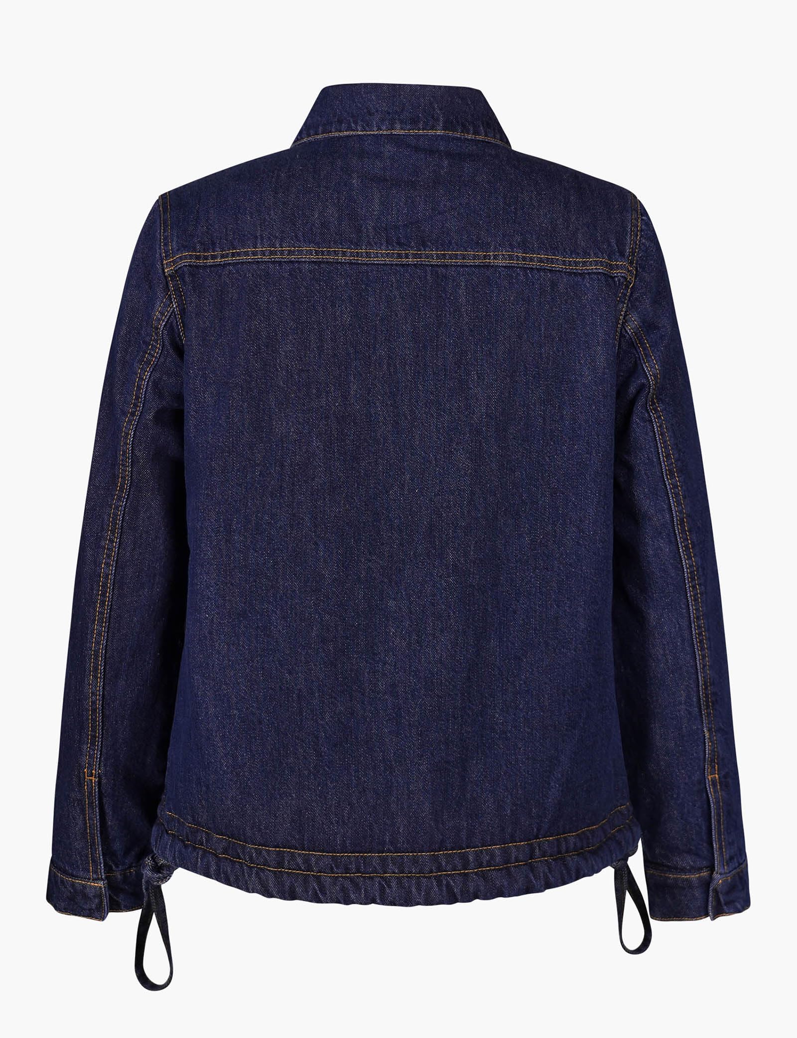 Chaqueta de mezclilla para mujer con forro Borg, ajuste holgado con forro de sherpa, cinturón ajustable, cierre de botón a presión y bolsillos con solapa, capas elegantes para climas fríos