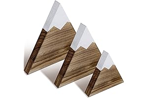 3 Pcs Montana Decor Wood Shelves Mountain Sign