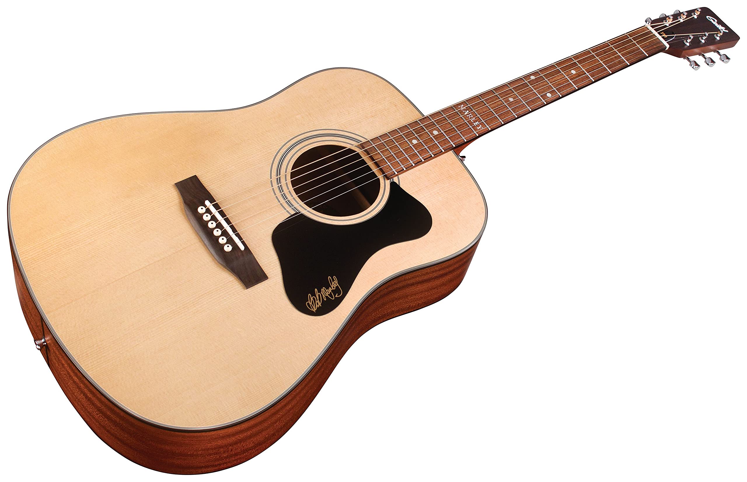 Marley X Guild Guitars A20 Acoustic Guitar with Picks, Song Booklet