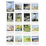 REMIFA Vintage Postcards for Mailing,30 PCS Famous Painting Abstract Artwork Bulk Post Cards Set for School Students Teacher Thank You Note Cards