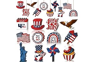 Marsui Patriotic Ornaments Memorial Day Décor