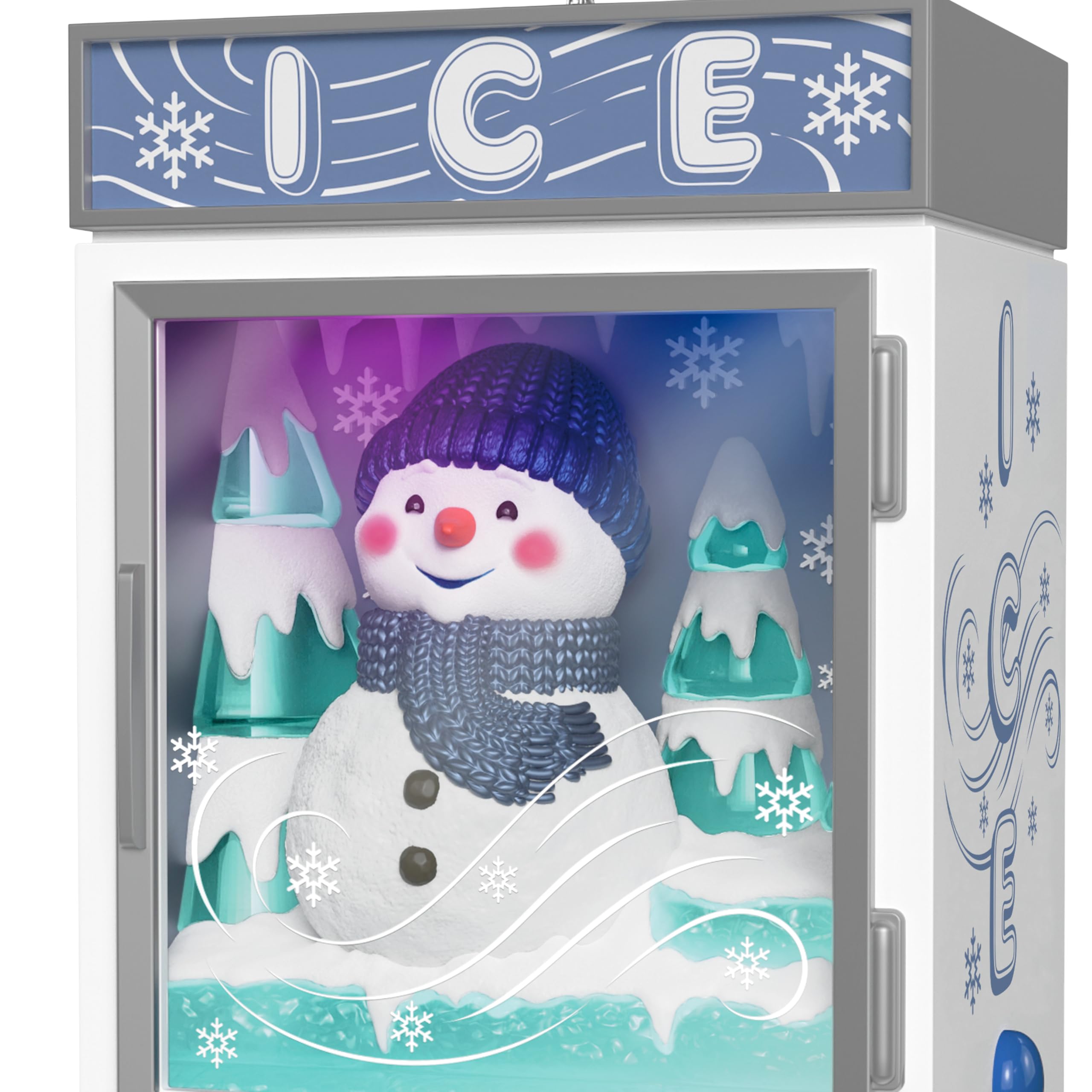 Hallmark Keepsake Adorno de Navidad 2026, musical Just Chillin' con luz, regalos de coleccionista de muñeco de nieve
