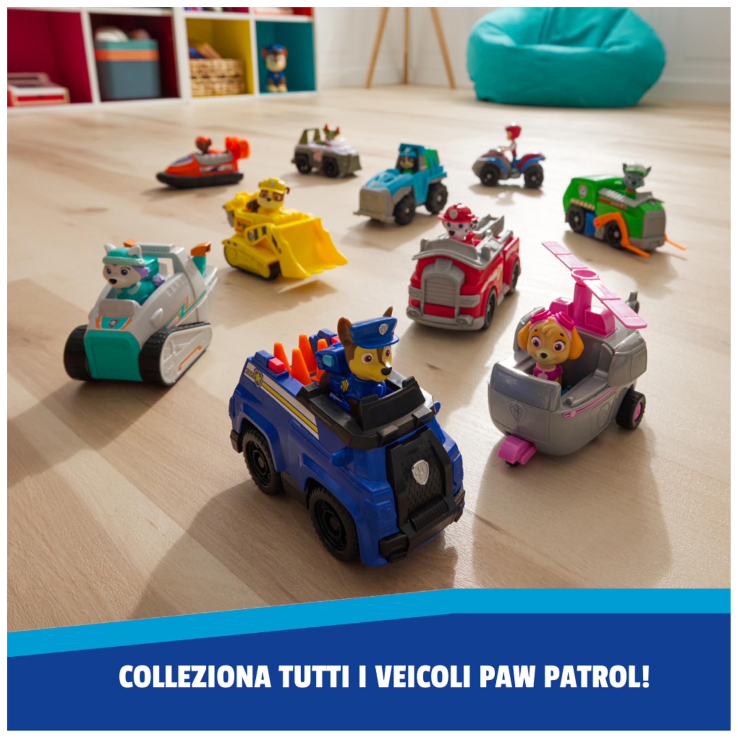 Paw Patrol, Camion dei Pompieri di Marshall, Veicolo e Personaggio Marshall, Giochi Bambini, 3+ anni
