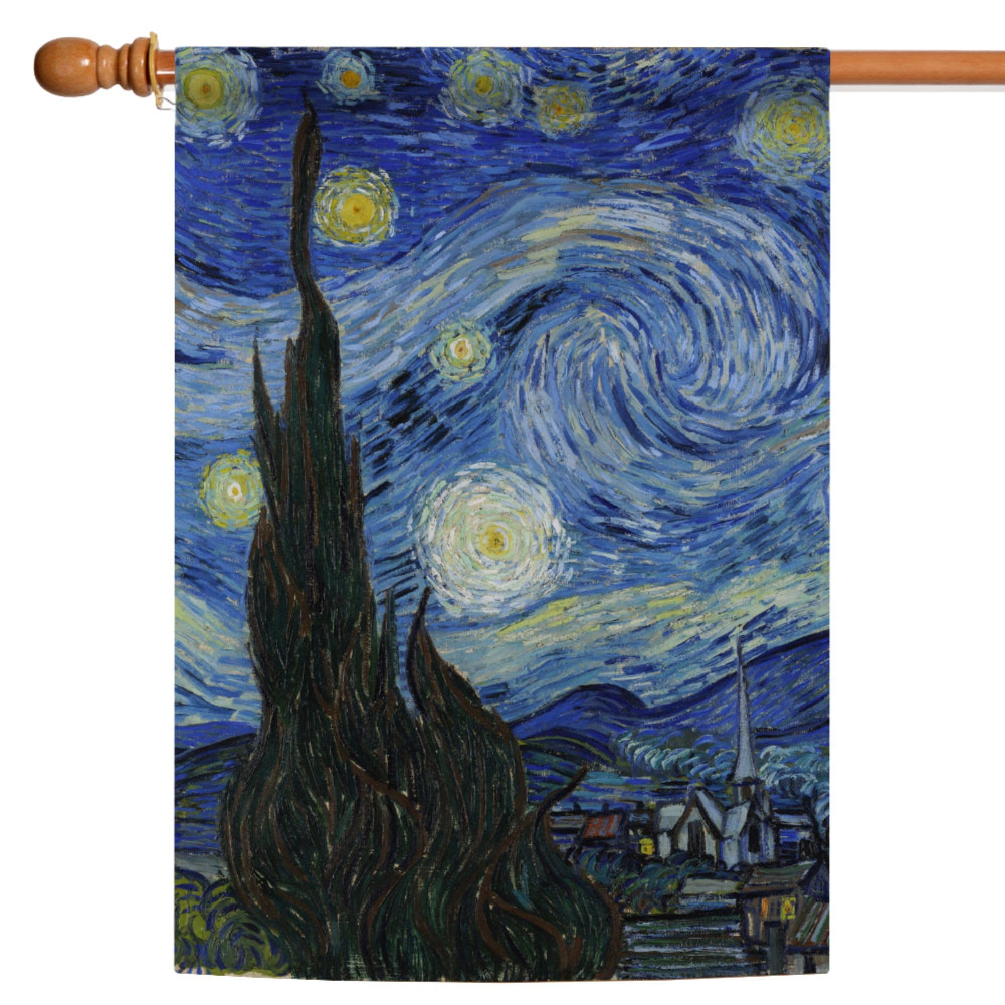 Amazon.co.jp: Toland Home Garden 1010857 ゴッホの星月夜 星月夜旗