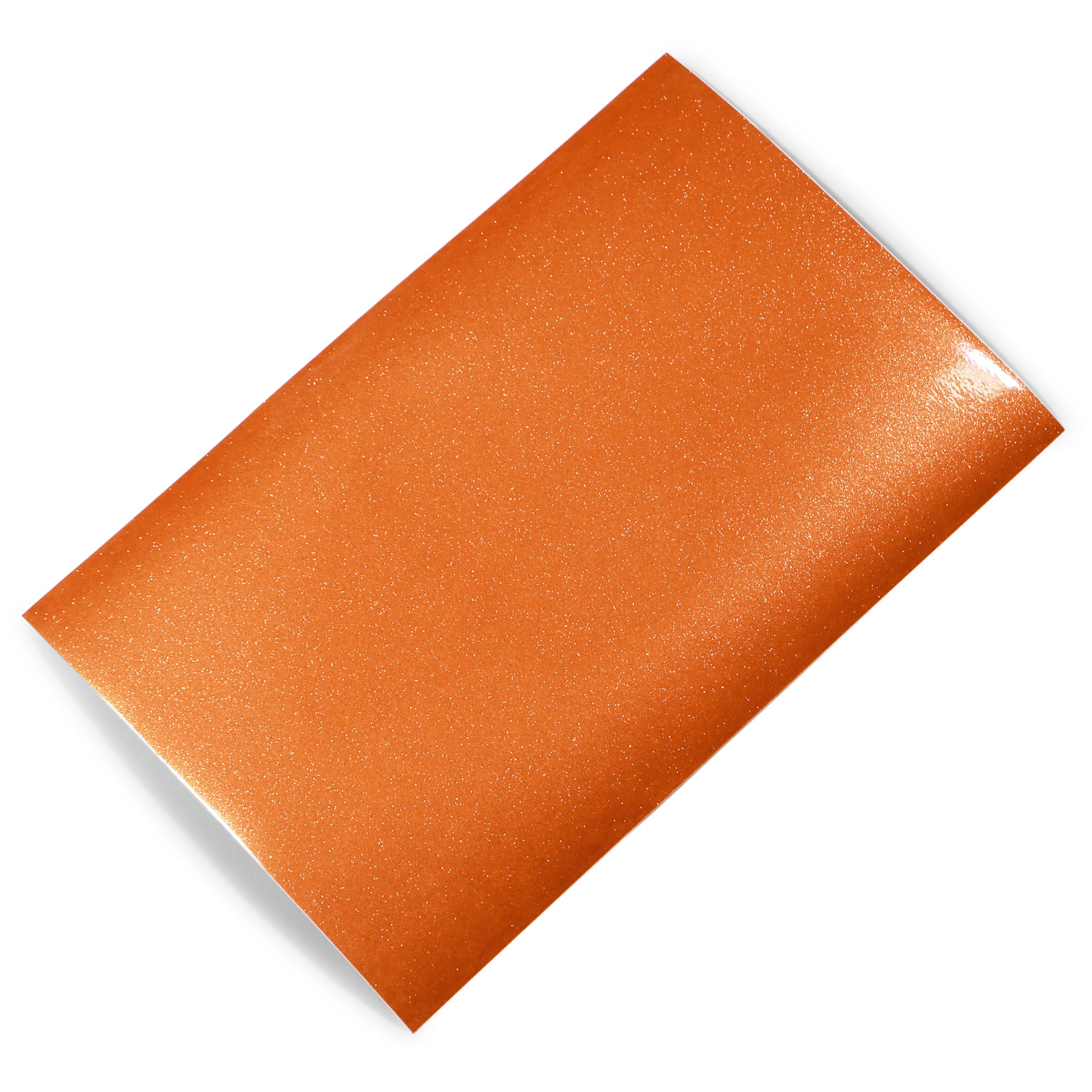 Amazon.co.jp: ラメグリッター オレンジ(橙色) 光沢あり 約A4サイズ(約