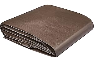 Amazon Basics 20' x 20' Waterproof Heavy Duty Poly Tarp Cover, 10MIL...