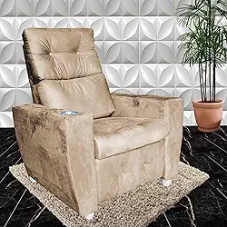 Poltrona Para Idoso Reclinável 3 Posições Magazine Capuccino