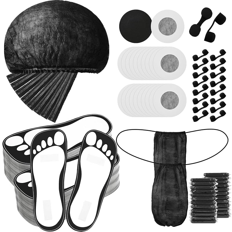 Kit descartável Chicingyou com acessórios para bronzeamento por spray, preto, 25 conjuntos
