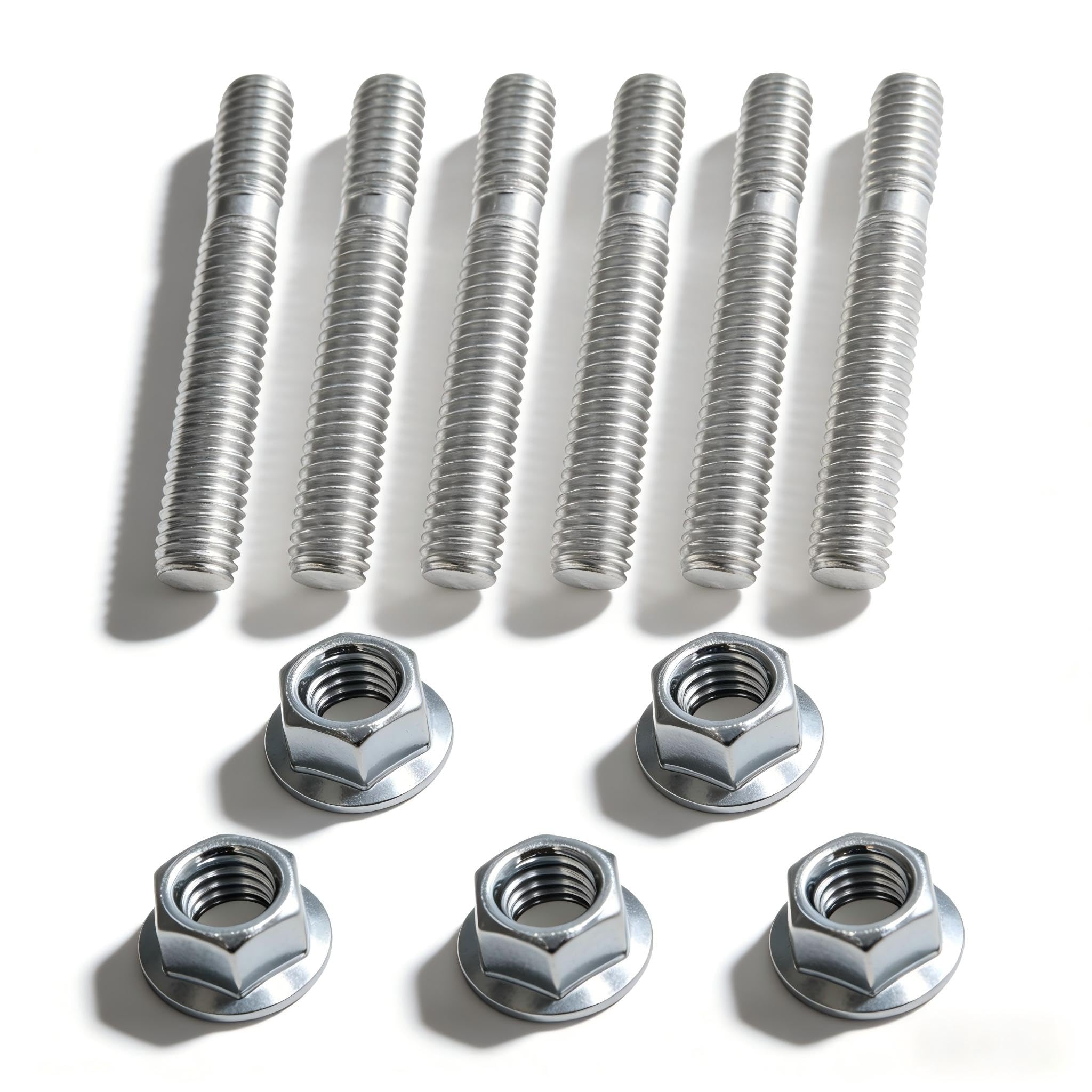Amazon.com: 6Pcs Exhaust Flange Stud Kit 03133 M10-1.5 x 62mm