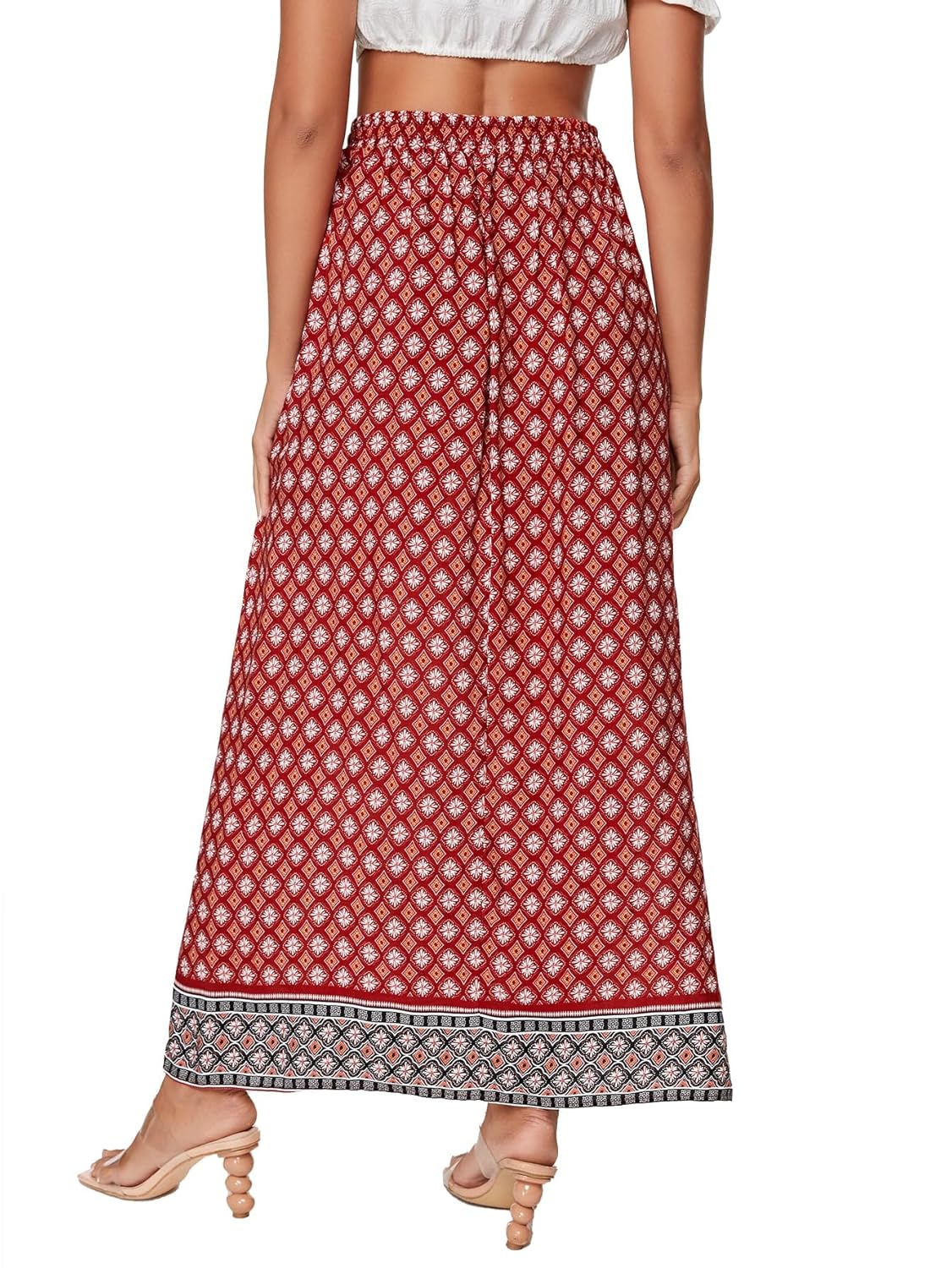 Saia Maxi Feminina Boho Vintage Estampado Cintura Alta Linha A Longa com Bolsos em promoção! Veja a oferta e mais achadinhos de Saias 3 Hoje é o melhor dia para comprar Saia Maxi Feminina Boho Vintage Estampado Cintura Alta Linha A Longa com Bolsos com aquele preço maroto! Promoção! Aproveite a oferta! 3