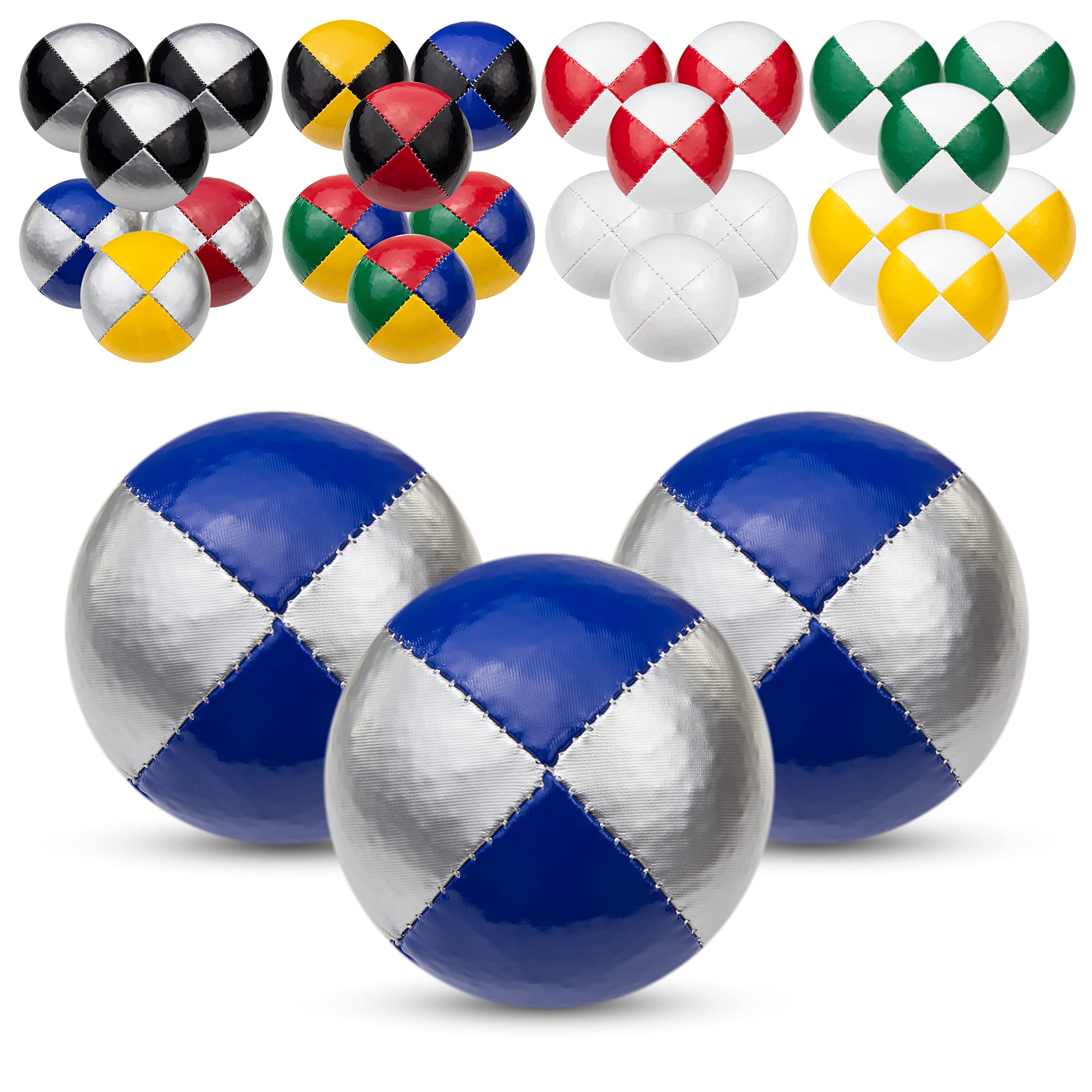 Tbest Balles de jonglage 3 pièces / ensemble enfants jouets balles bébé
