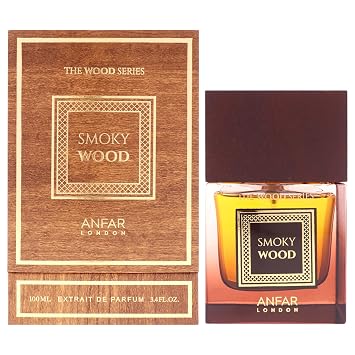 Anfar London - Smoky Wood by Anfar for Men - 3.4 oz Extrait De Parfum Spray