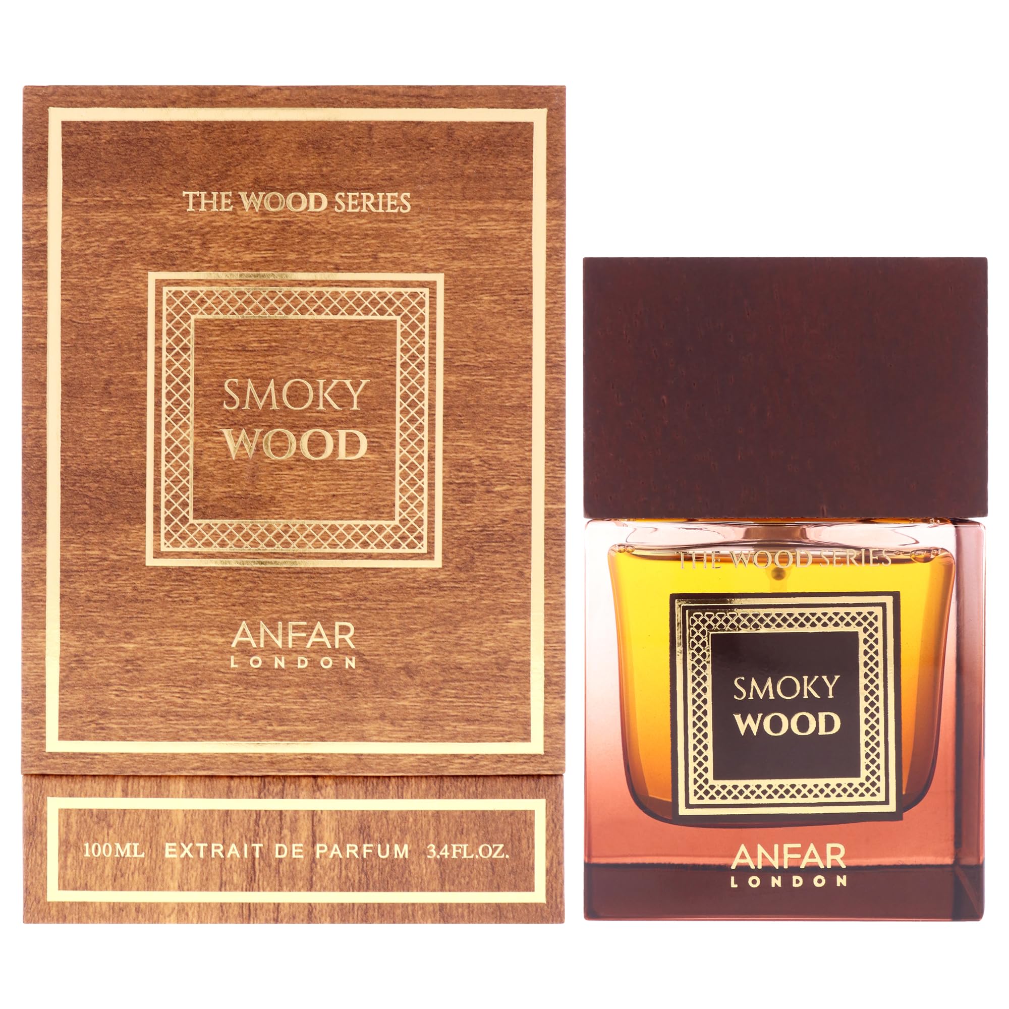 Smoky Wood 100ml Extrait de Parfum For Men's Fragrance By Anfar London