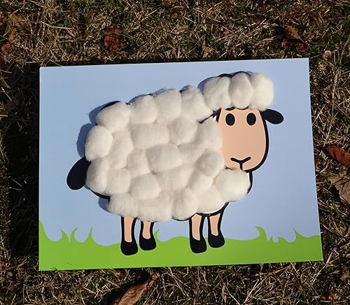 6 Pack Craft Kit Farm Animal Party Favors Farm Birthday