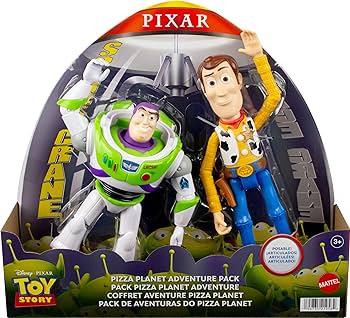 Mattel Disney Pixar Toy Story Action Figures, 7-inch Woody and