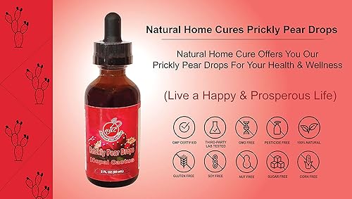 Miniatura 6 de Extracto de cactus de pera espinosa suplemento de cactus nopal potente biodisponible tintura de fruta entera potente betalaína antiinflamatoria