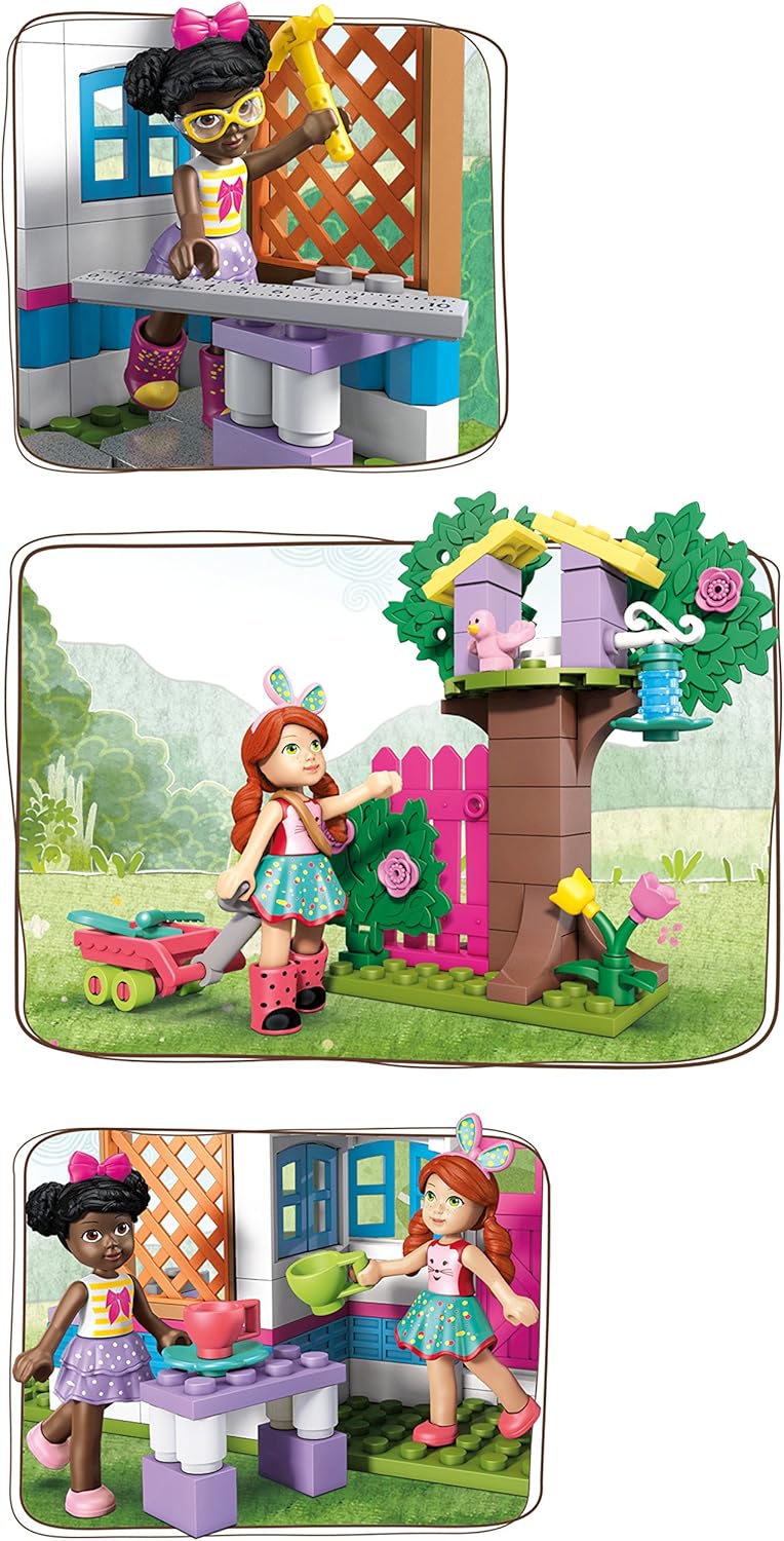 Mega Construx Welliewishers Playful Playhouse Buildable Playset