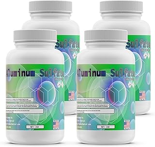 Aluminum Sulfate Hydrate ACS Grade - 4 Pack (8 LB) - Water Treatment & Dyeing Process