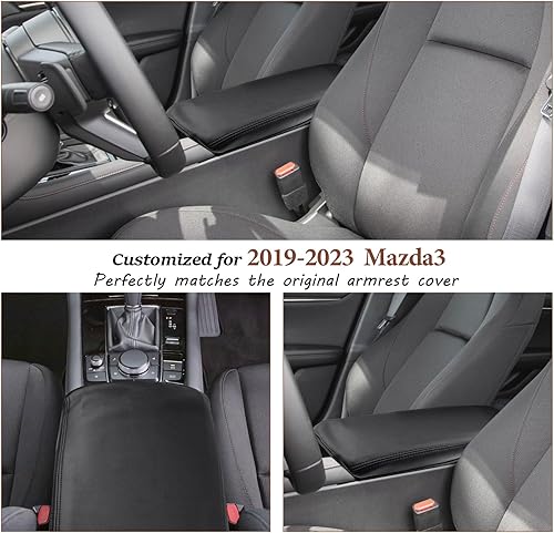 Miniatura 2 de Funda para consola central Mazda3 2019, 2020, 2021, 2022, 2023, 2024, Mazda 3, Mazda3, funda para consola central 2023 2024, almohadilla para