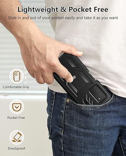 Miniatura 7 de Funda para teléfono Samsung Galaxy A03S Soporte duro integrado y protector táctil Militar a prueba de golpes TPU resistente suave resistente