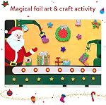 Skillmatics Foil Fun - Holiday Magic, No Mess Art for Kids, Christmas Craft Kits & Supplies, DIY Creative Activity, Travel Toys, Gifts for Boys & Girls Ages 4, 5, 6, 7, 8, 9