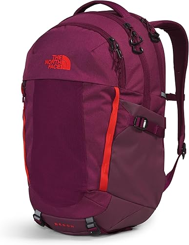 Miniatura 2 de THE NORTH FACE Mochila para portátil Recon Everyday para mujer, Boysenberry Light HeatherFiery Red, talla única, Boysenberry Light HeatherFiery Red,