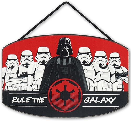 Vista 8 de Disney Star Wars Baby Yoda - Letrero colgante de doble cara – Decoración de guardería de Baby Yoda – Protege, ataca y toma siestas Gris