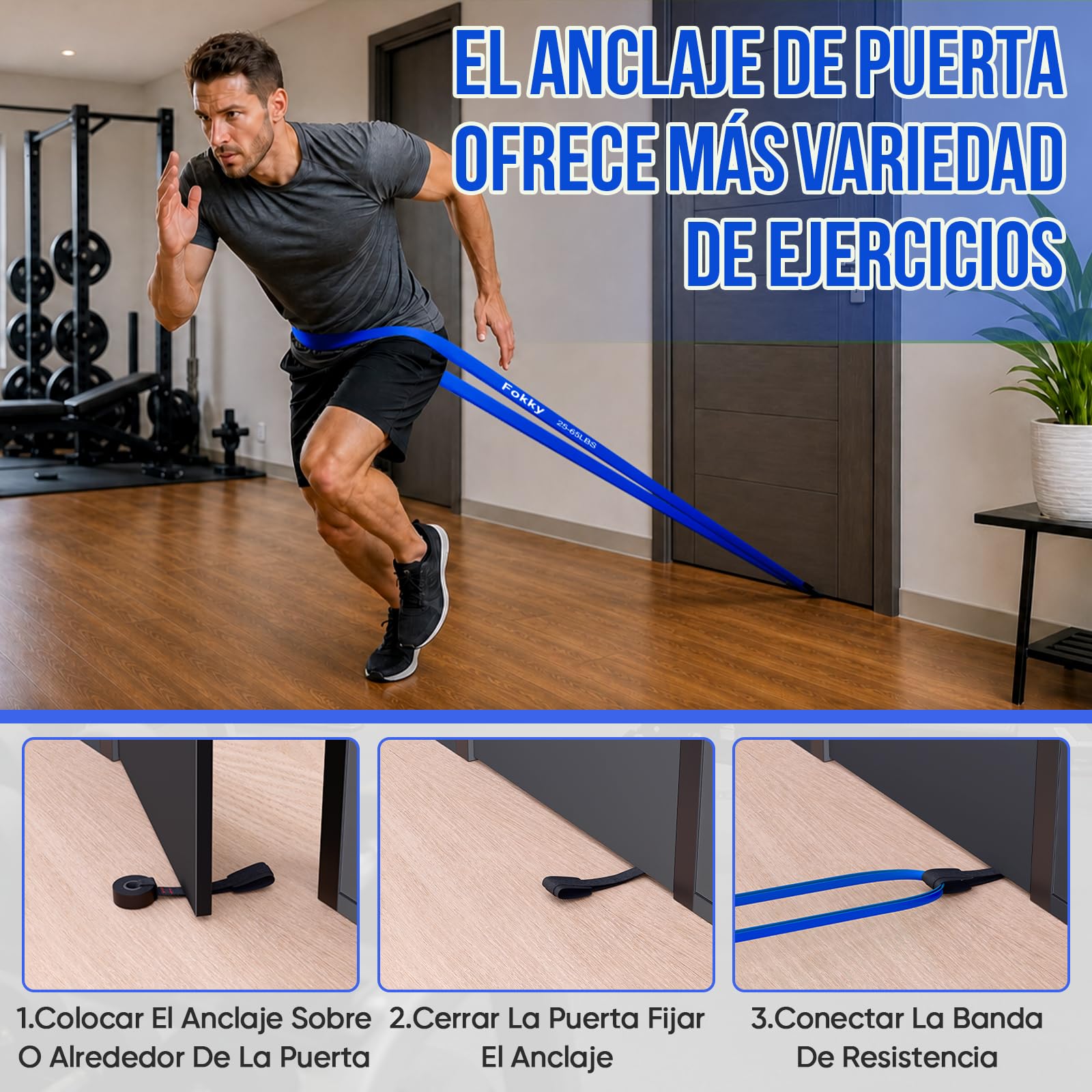 Fokky Bandas de fitness con 5 niveles
