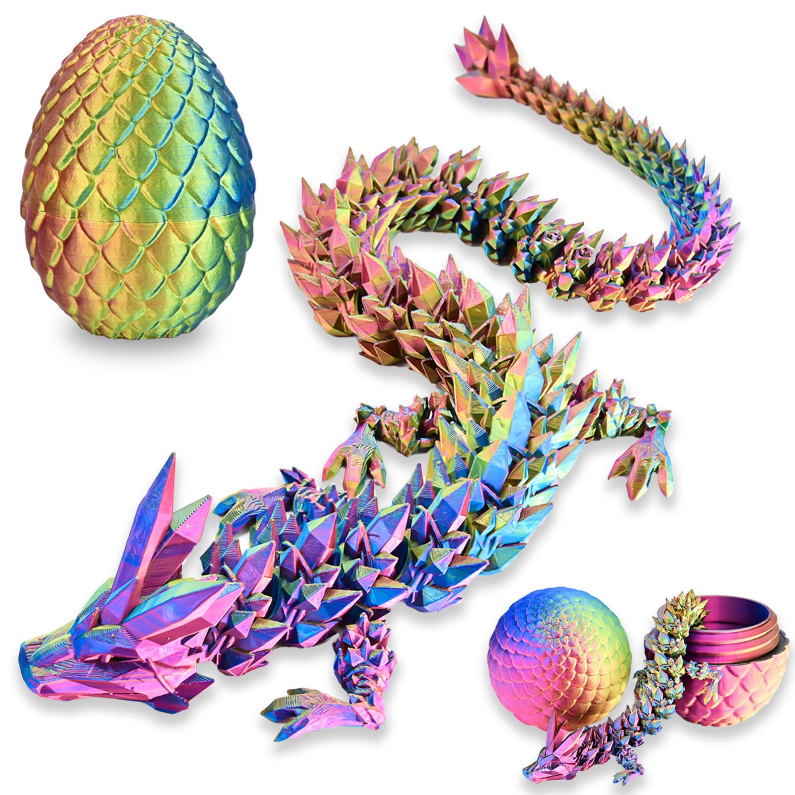 Amazon.com: LOCYFENS 3D Printed Dragon Eggs with Dragon Inside
