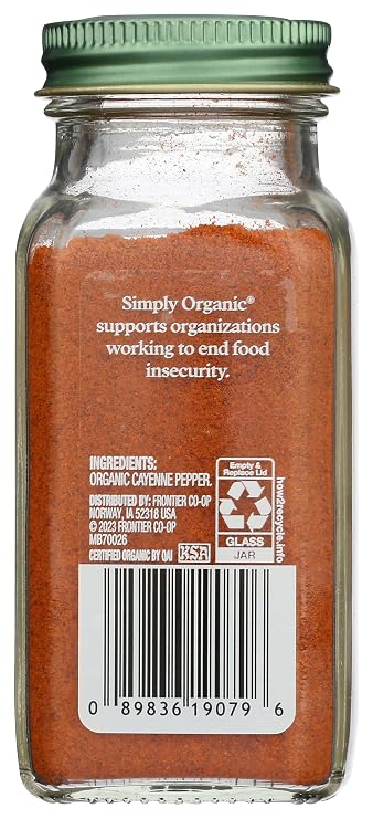 Simply Organic, Cayenne Organic, 2.5 Ounce