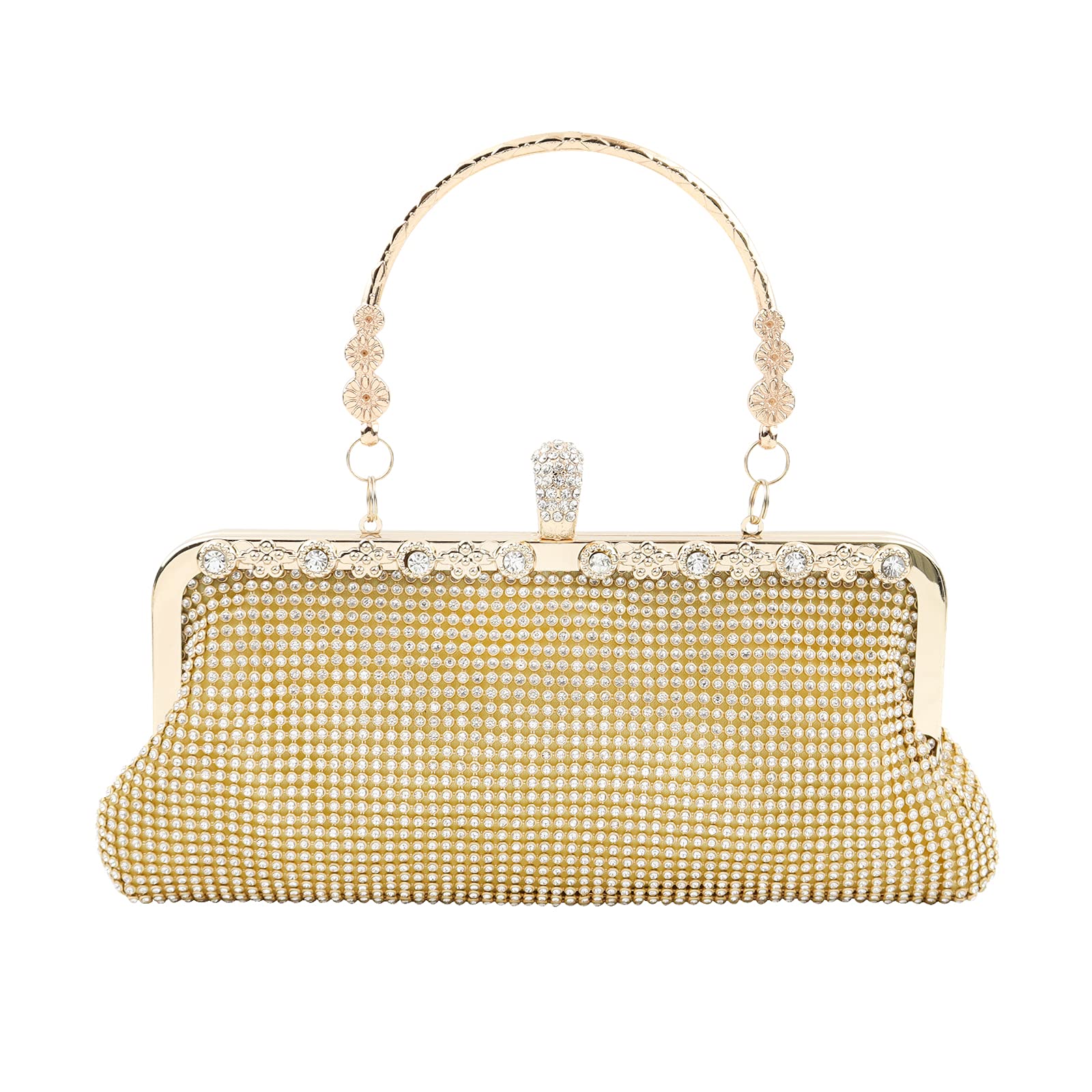 Clutch Purse Evening Crystal Handbag Wedding Prom Party Bridal Bag for Women