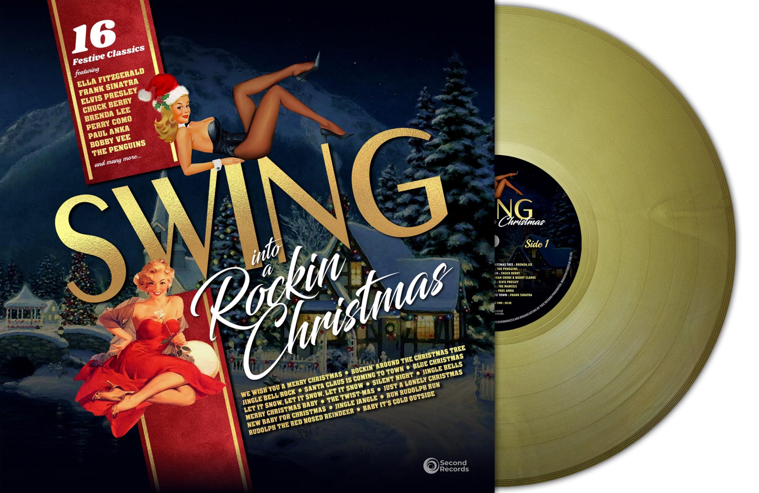 Aa.Vv. - Swing Into A Rockin Christmas - 16 Festive Classics (Gold Vinyl)