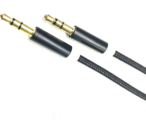 Miniatura 3 de Cable auxiliar, cable auxiliar de audio estéreo de 0.138 in macho a macho, cable estéreo para teléfonos, auriculares, altavoces, tabletas, PC,