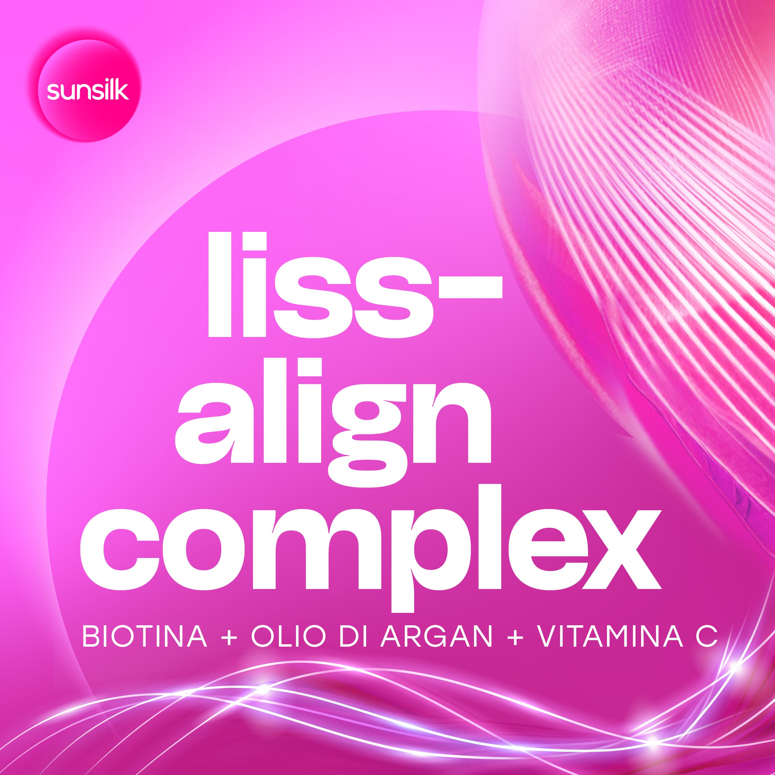 Sunsilk, Shampoo Liscio Perfetto, Shampoo per Capelli Lisci e Disciplinati, Formula Arricchita con Liss-Align Complex con Biotina, Olio di Argan e Vitamina C Formato XXL 810ml