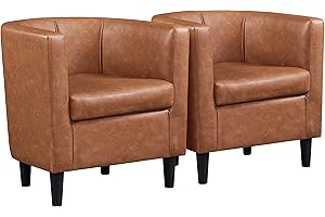 Yaheetech Leather Accent Chair: Modern Comfort for Your Living Spaces