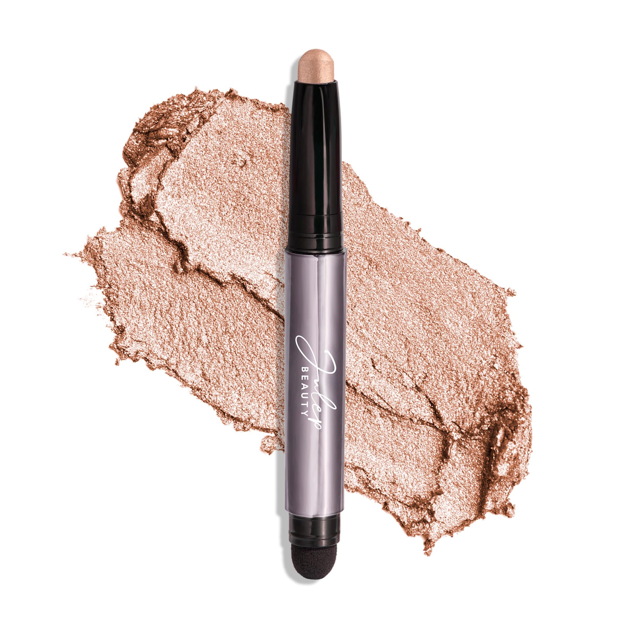 Julep Eyeshadow 101 Crème-to-Powder Eyeshadow Stick (Champagne Shimmer) Long-Lasting, Waterproof Eye Shadow - Blendable, Crease-Proof with Built-In Smudger
