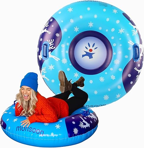 monsoon Planeador Tubo De Nieve De Lujo Para Trineo De Trabajo Pesado Con Asas Para Adultos - Azul