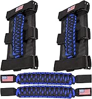 Vista 13 de Asas de agarre de barra antivuelco+mango de agarre para reposacabezas para Jeep Wrangler YJ TJ JK JKU JL JLU Sport Sahara Freedom Rubicon Unlimited