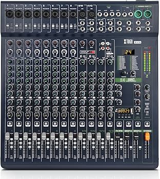 Amazon.com: XTUGA BX16 16 Channel Audio Mixer Professional Stereo