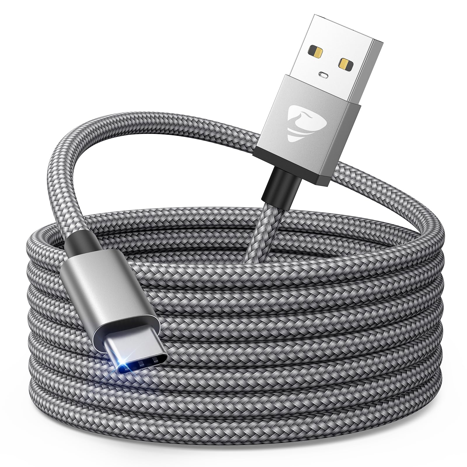 USB C Kabel, 3m 3.1A Ladekabel USB C Schnellladekabel Nylon Geflochten USB A auf USB C Ladekabel für iPhone 17/16/15 Pro Max, Samsung Galaxy S25/S24/S23/S22/Note, MacBook Pro/Air, iPad Pro/Air, Pixel