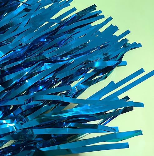 Miniatura 4 de 2 telón de fondo de decoración de fiesta de 3.28 x 6.56 pies, cortina de flecos de papel de aluminio con flecos, fondos de fotos, decoraciones