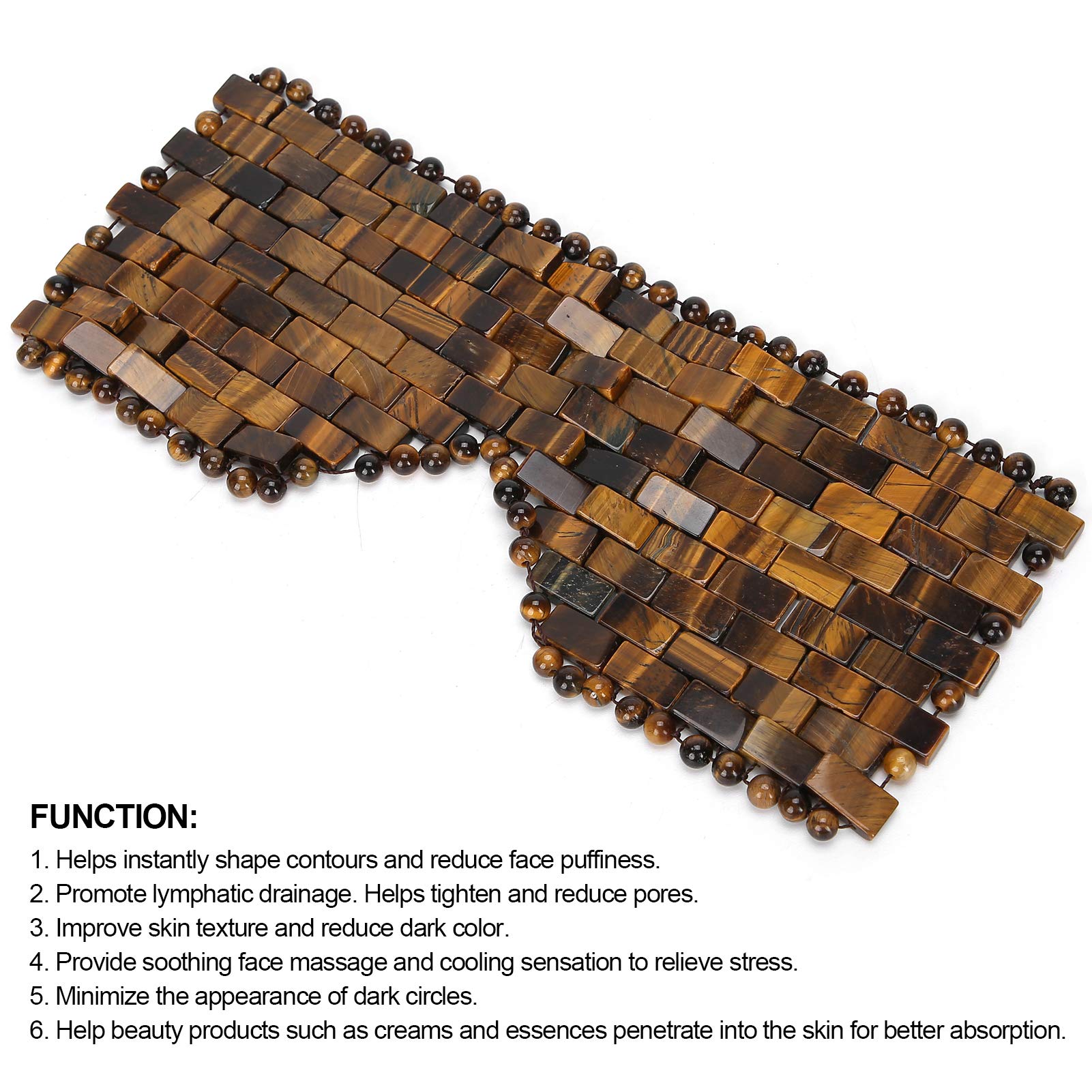 Jadestone Eye Mask, Jade Stone Face Massager Eye Body Massager Mini Eye Masks Eye Circle Soothes Sleeping Relax For Sleeping Masks Care Massage Tool( Eye)