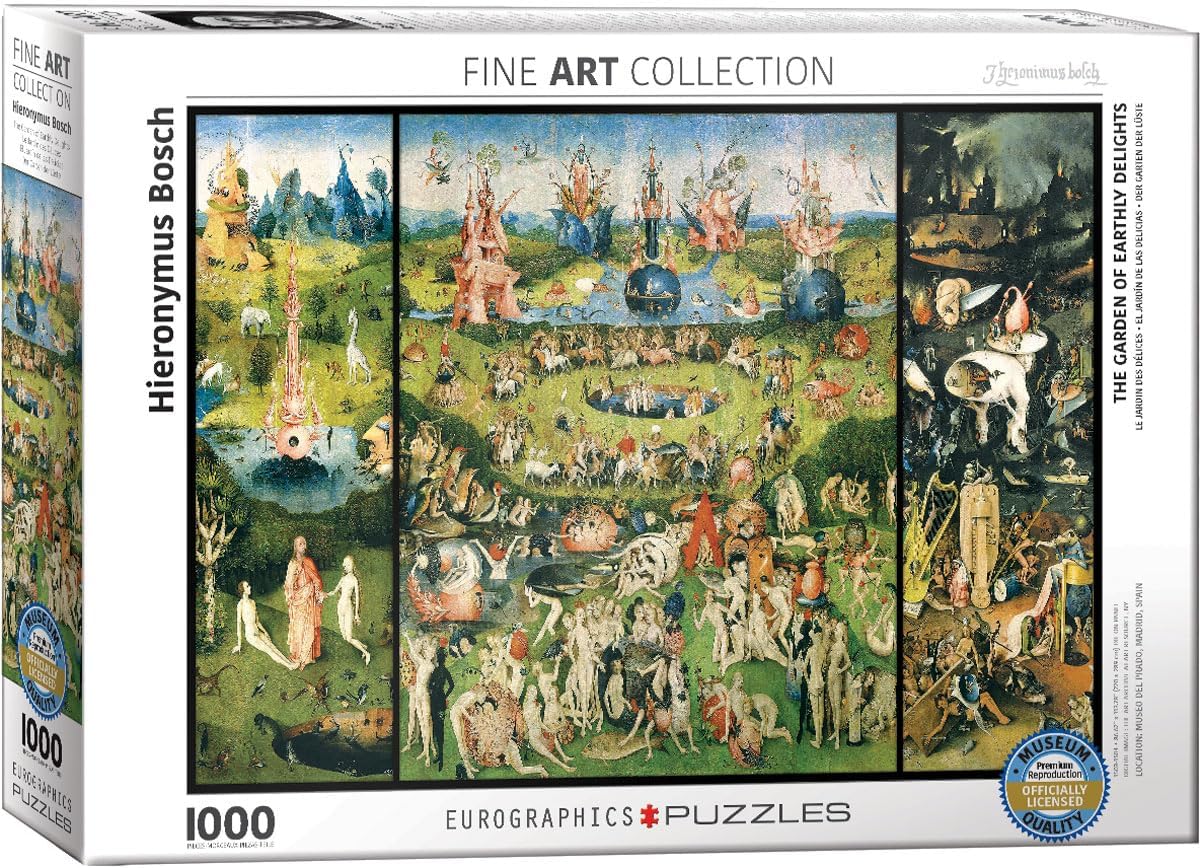 EuroGraphics The Garden of Earthly Delights by Heironymus Bosch (1000 Piece) Puzzle