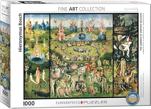 EuroGraphics El jardín de las delicias terrenales de Heironymus Bosch (1000 piezas) Puzzle