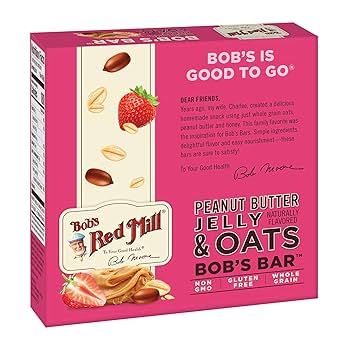 【S-low 】Jelly BeanTHEBARBAROCKETS Amazon.com: Bob's Red Mill 5pk PB Jelly & Oats Bar, 5 bars