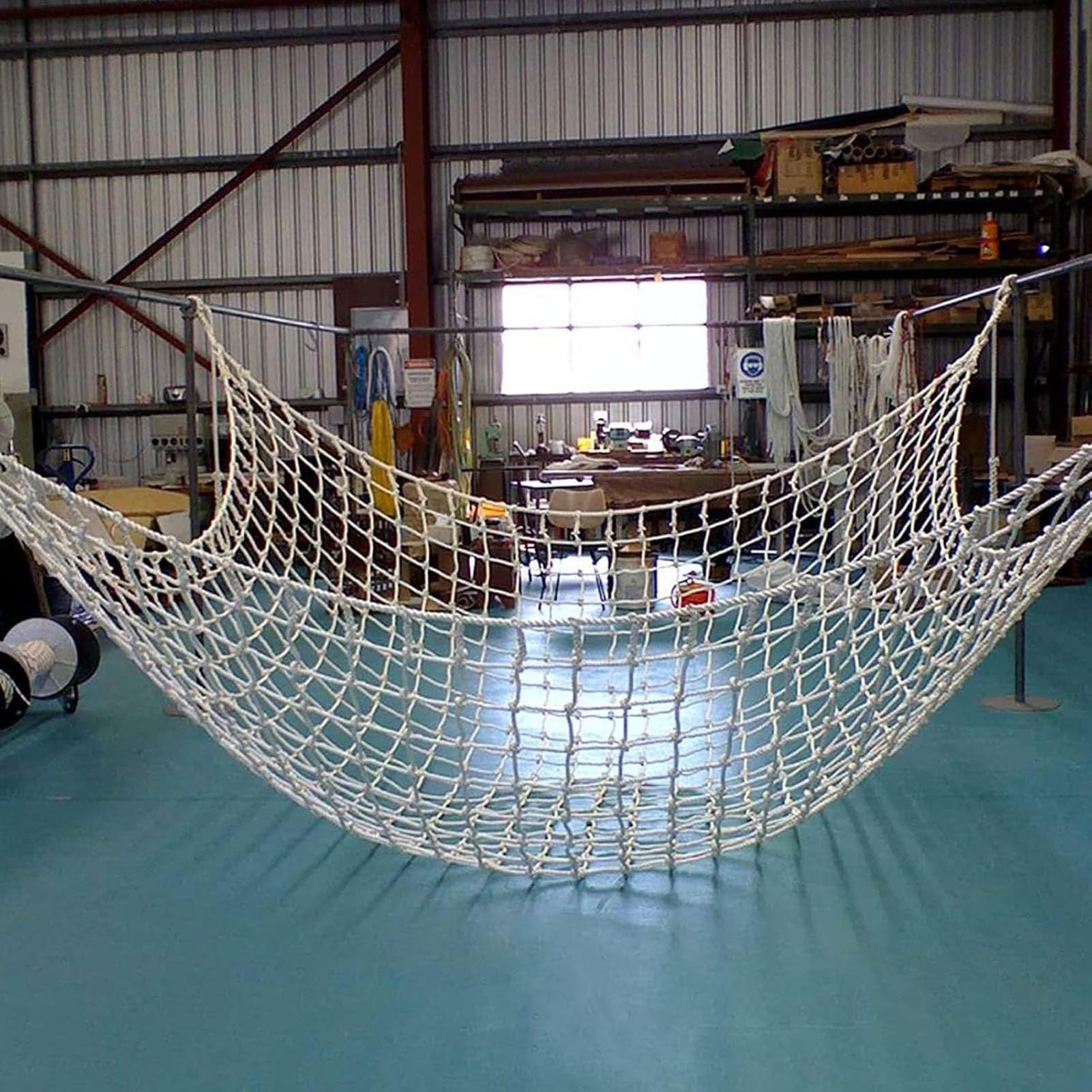 Siatka zabezpieczająca ładunek, Poliestrowa siatka do podnoszenia ładunków Wiele rozmiarów Obciążenia od 300 kg 3,5 t(1 X 1M/Mesh 10cm/Load 300KG)