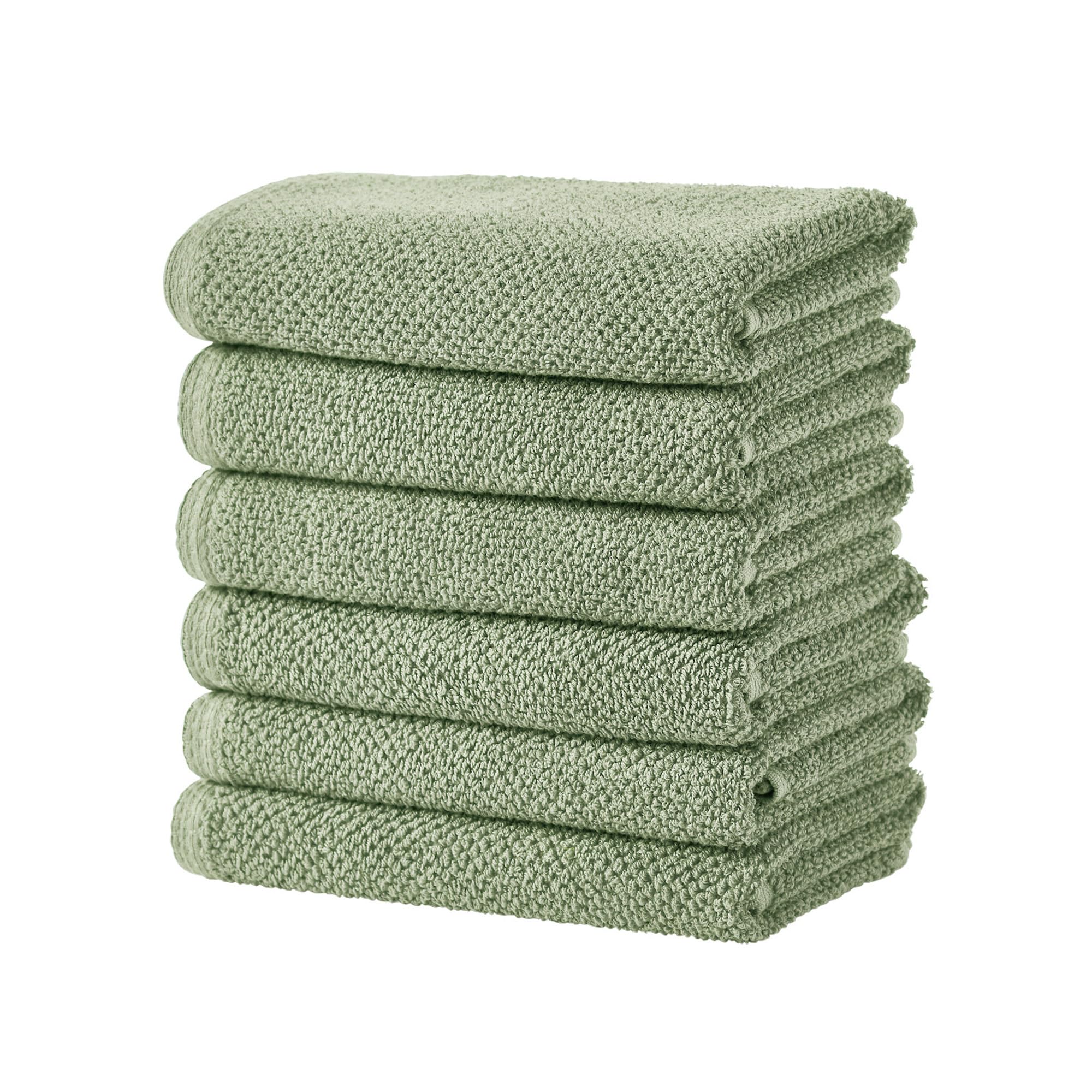 Great Bay Home 6 Pack Hand Towels