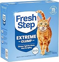 Vista 10 de Fresh Step Arena Aglutinante Extrema con Frescura Febreze, Arena Aglutinante para Gatos con Aroma Mountain Spring con Control de Olores Garantizado