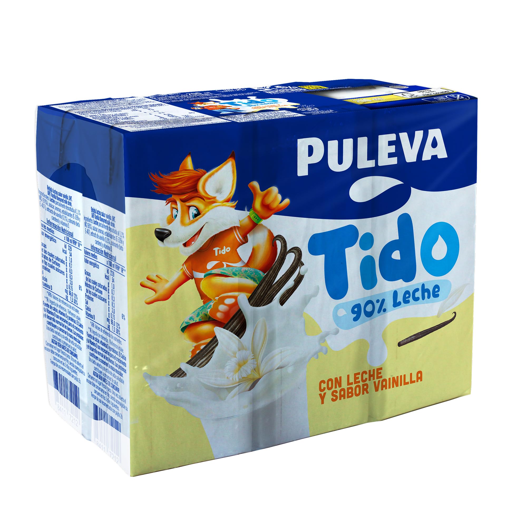 Batido Puleva de Vainilla Slim – 5 Packs de 6 x 200ml