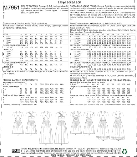 Miniatura 2 de McCall's Patterns McCall's - Vestido halter para mujer, tallas 12-20, patrón de costura, color blanco